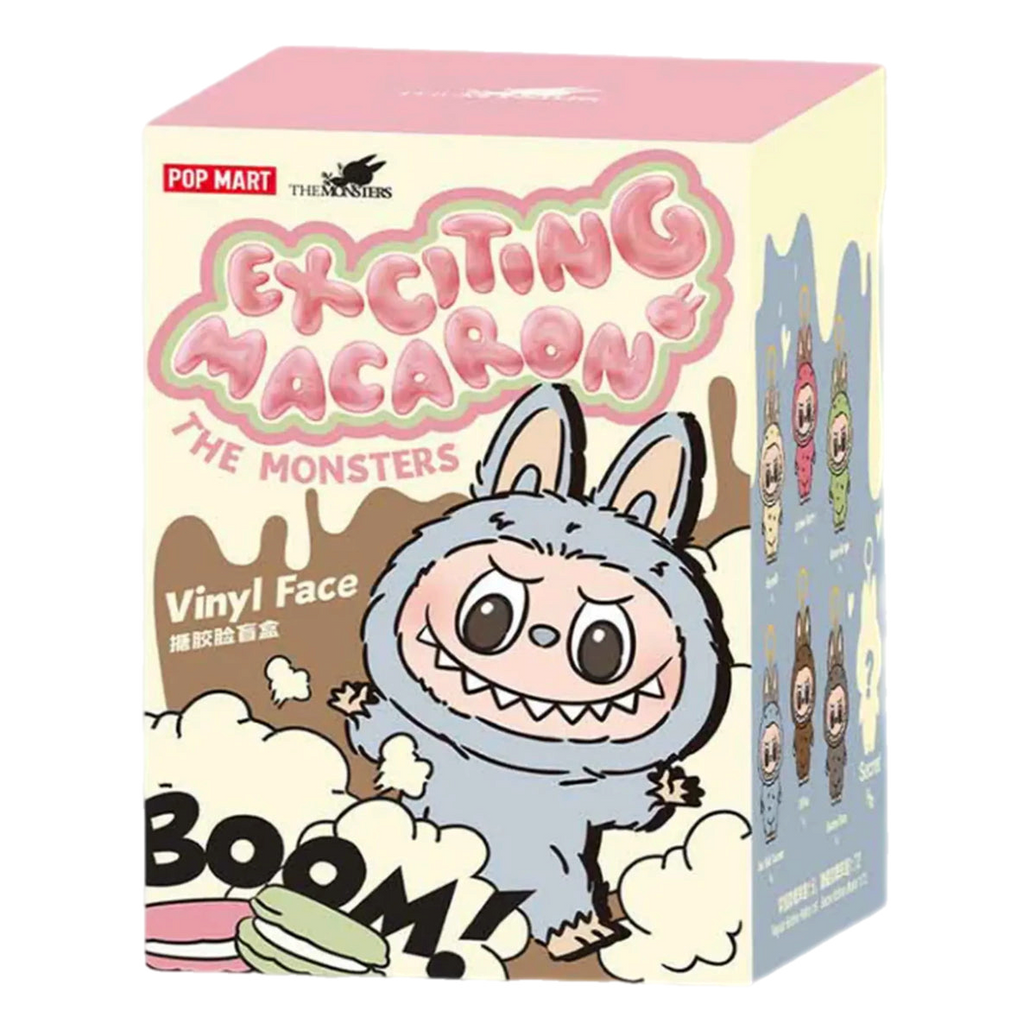 POP MART LABUBU THE MONSTERS EXCITING MACARON VINYL PLUSH BLIND BOX