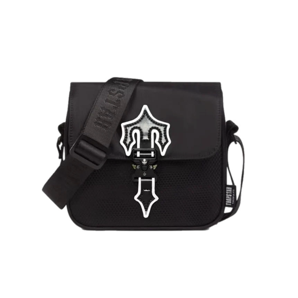 TRAPSTAR IRONGATE T CROSS BODY BAG 1.0 BLACK/WHITE