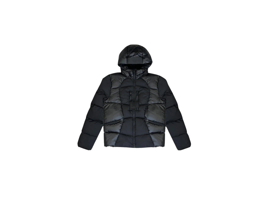 SYNA WAVE PUFFER JACKET - BLACK