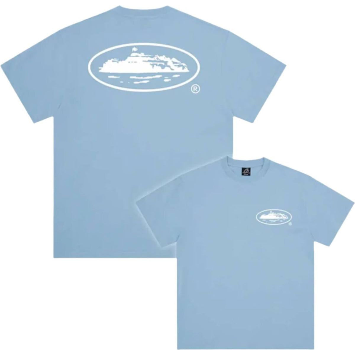 CORTEIZ OG ISLAND T SHIRT BABY BLUE