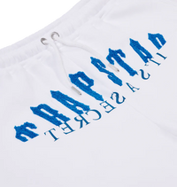 TRAPSTAR DE-CON ARCH SHORT SET WHITE/BLUE
