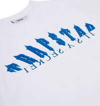 TRAPSTAR DE-CON ARCH SHORT SET WHITE/BLUE