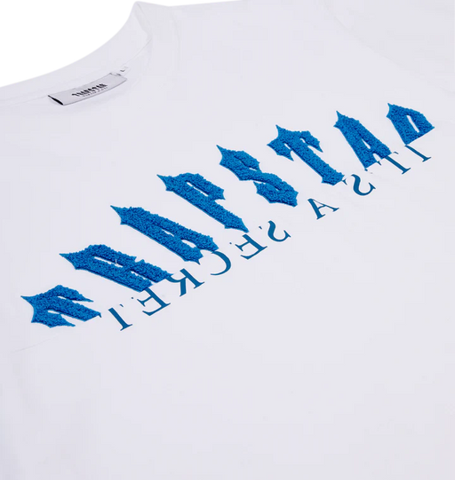 TRAPSTAR DE-CON ARCH SHORT SET WHITE/BLUE