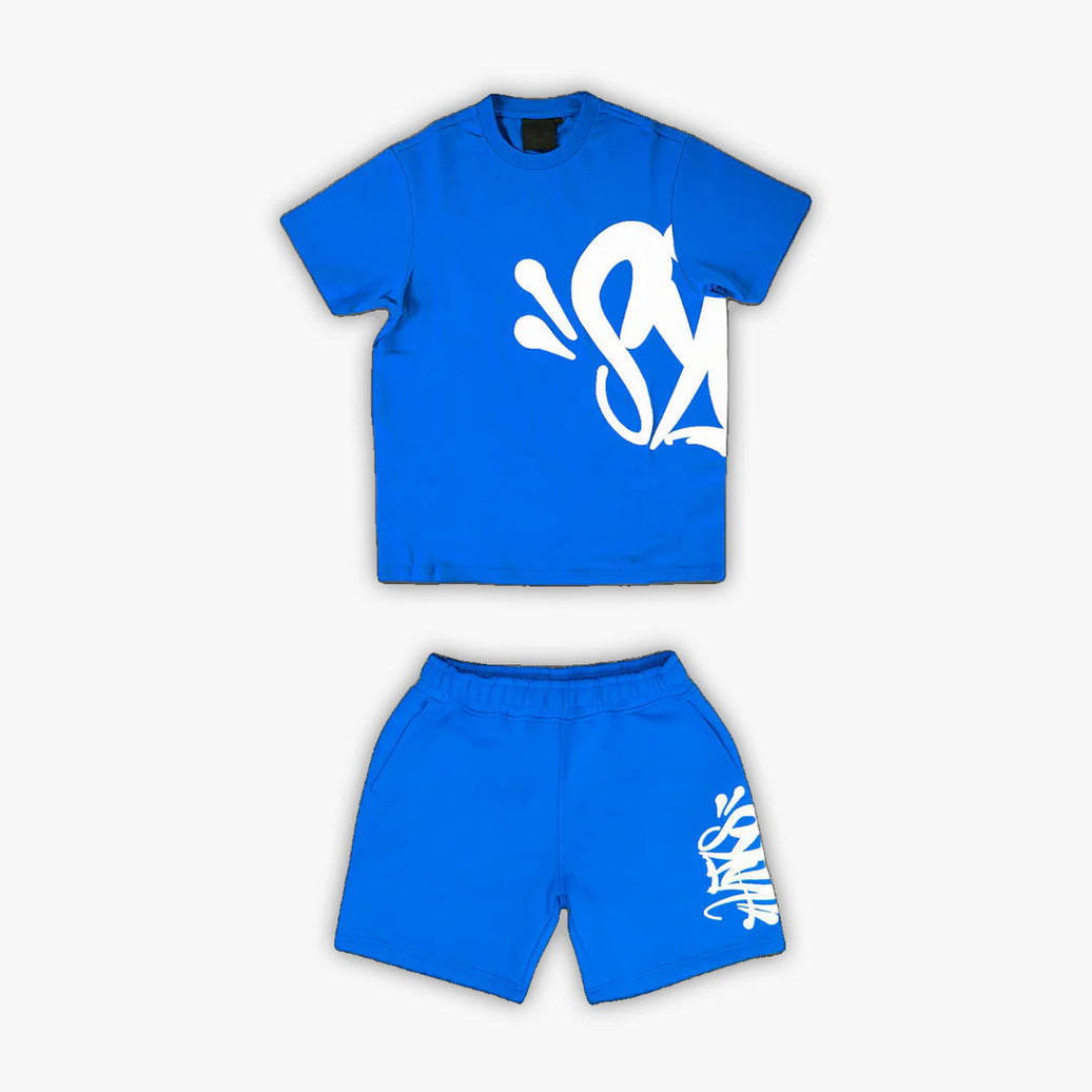 TEAM SYNA SHORT SET BLUE