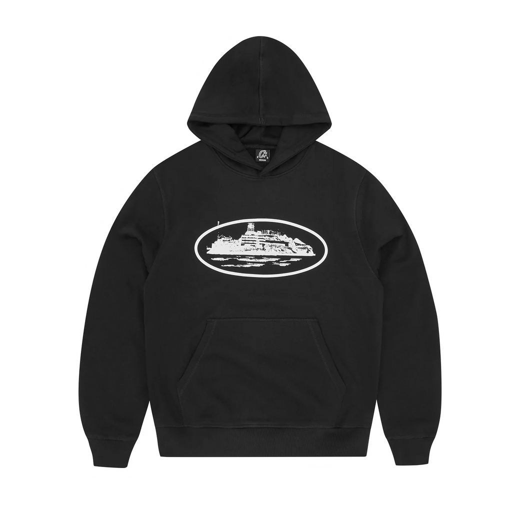 CORTEIZ ALCATRAZ HOODIE - BLACK