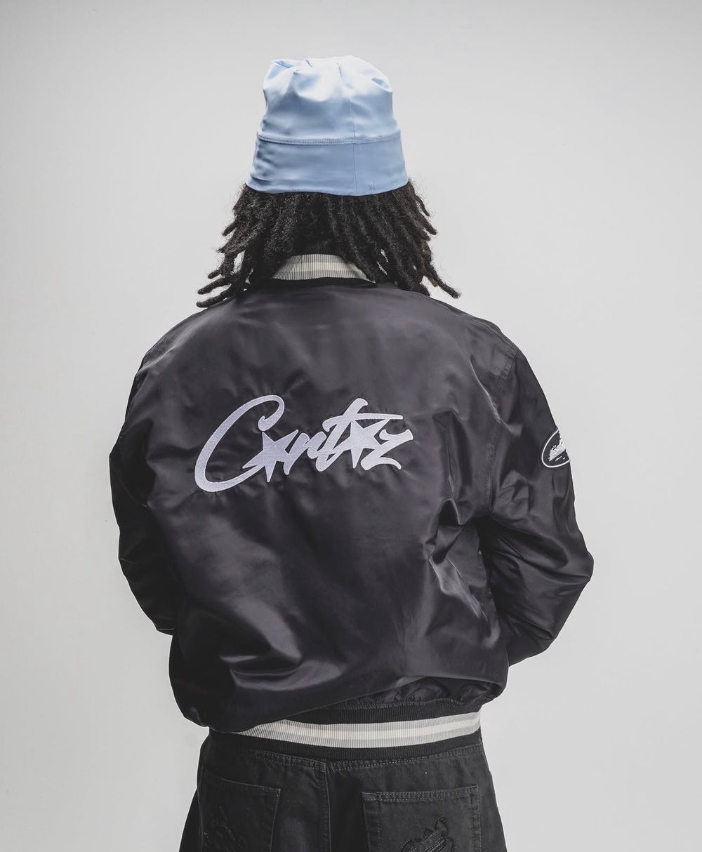 Corteiz Stadium Black Jacket