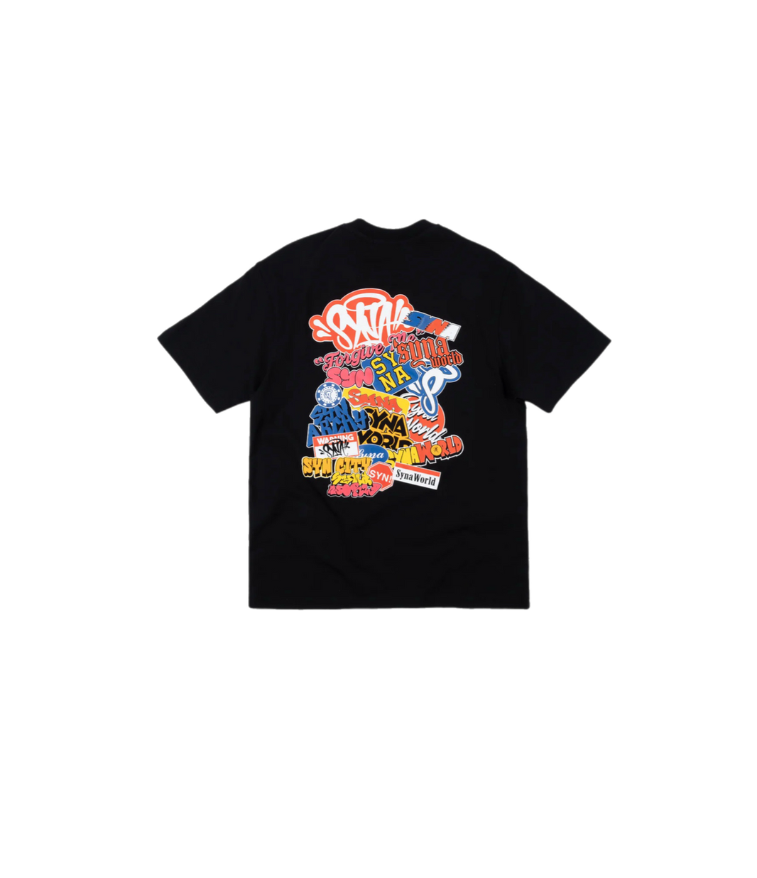 SYNA WORLD STICKER TEE BLACK
