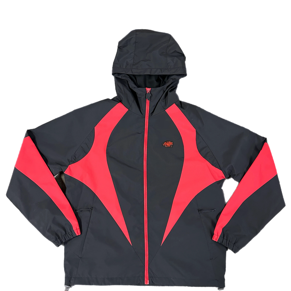 SYNA WORLD VORTEX WOVEN JACKET - BLACK / RED