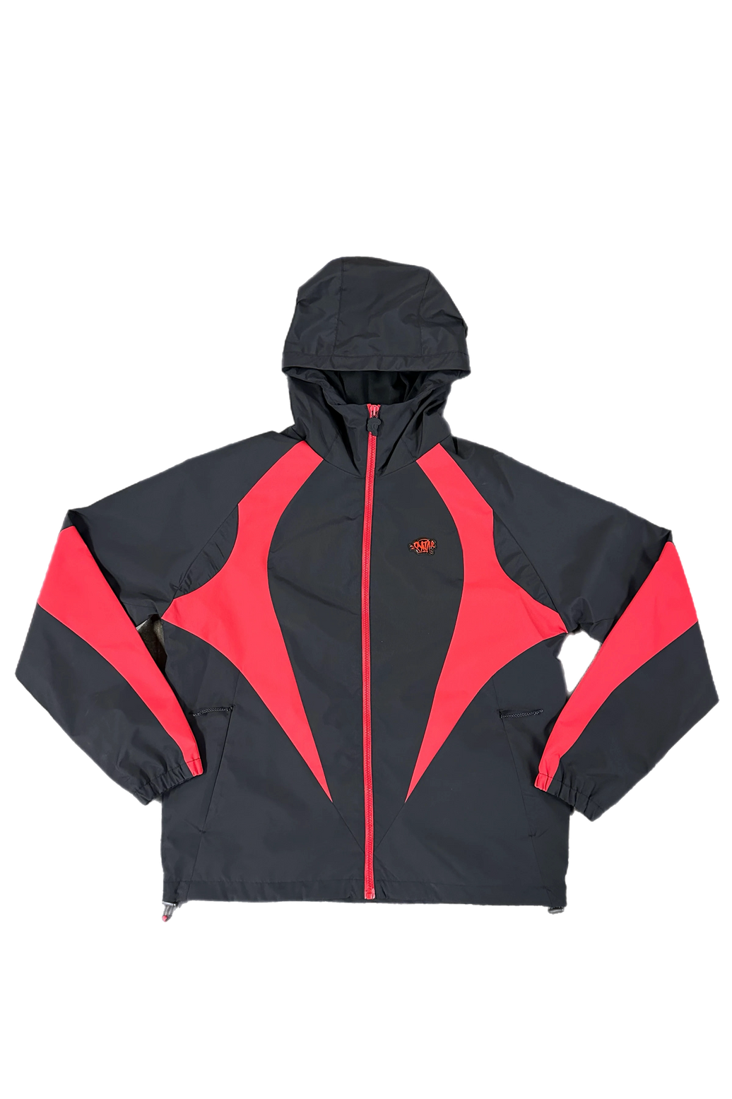 SYNA WORLD VORTEX WOVEN JACKET - BLACK / RED