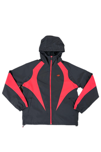 SYNA WORLD VORTEX WOVEN JACKET - BLACK / RED
