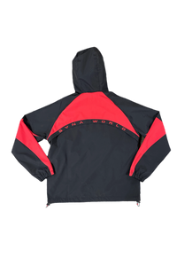 SYNA WORLD VORTEX WOVEN JACKET - BLACK / RED