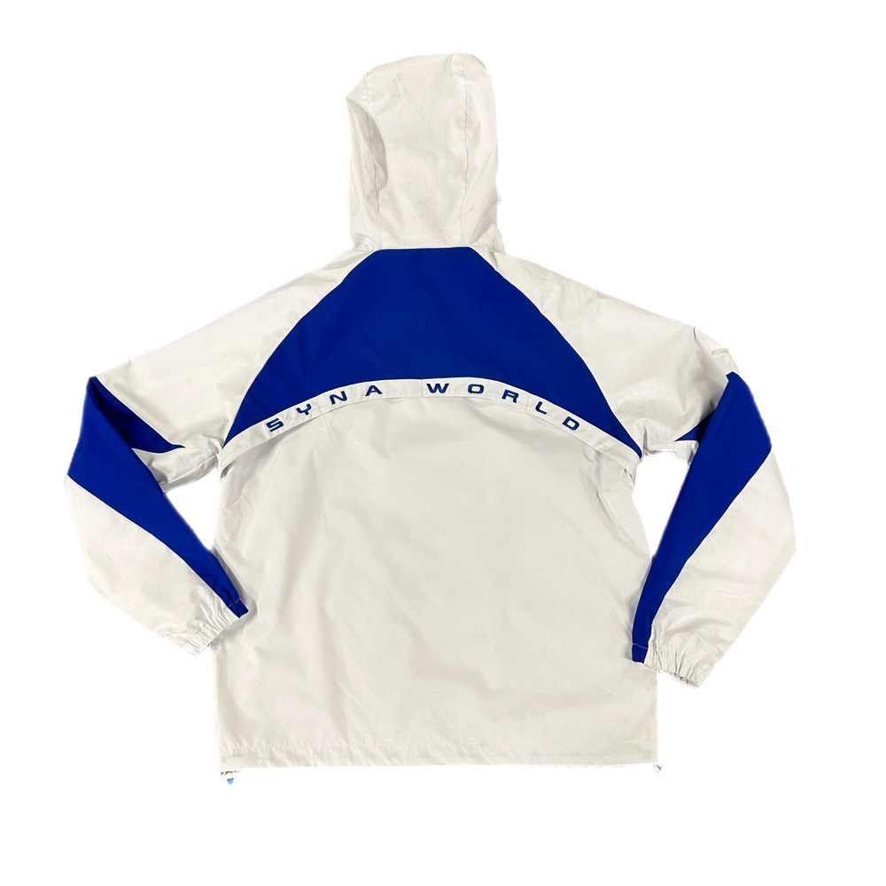 SYNA WORLD VORTEX WOVEN JACKET - WHITE / BLUE