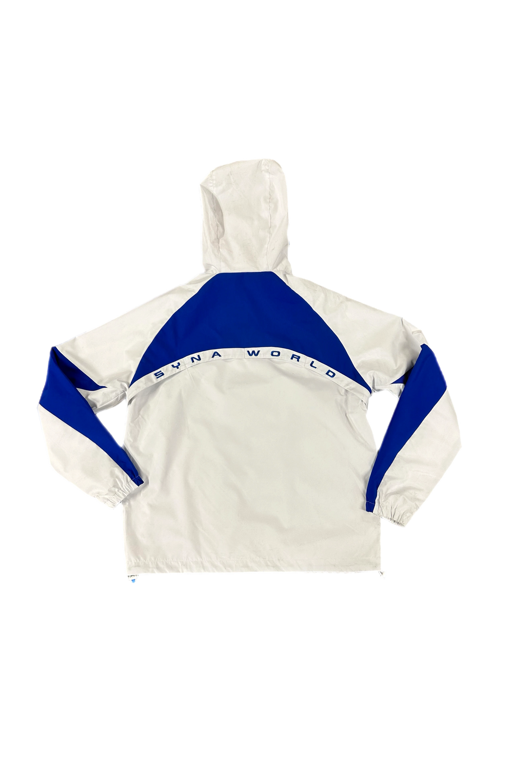 SYNA WORLD VORTEX WOVEN JACKET - WHITE / BLUE
