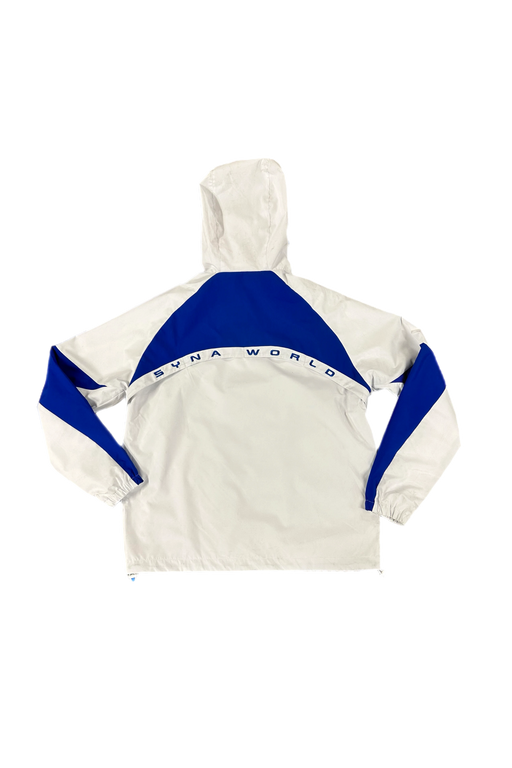 SYNA WORLD VORTEX WOVEN JACKET - WHITE / BLUE