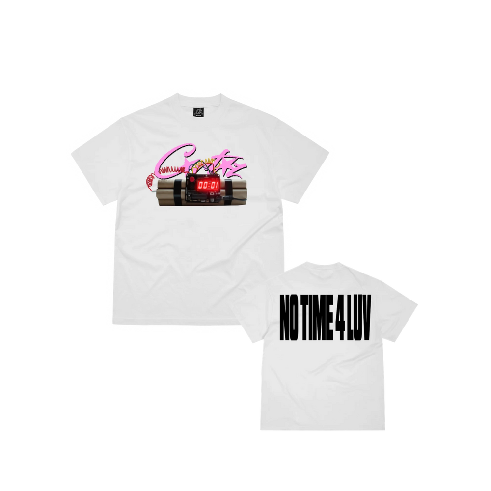 NO TIME FOR LUV TEE WHITE