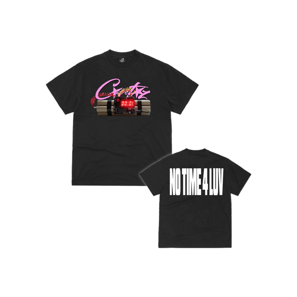 CORTEIZ NO TIME 4 LUV TEE BLACK