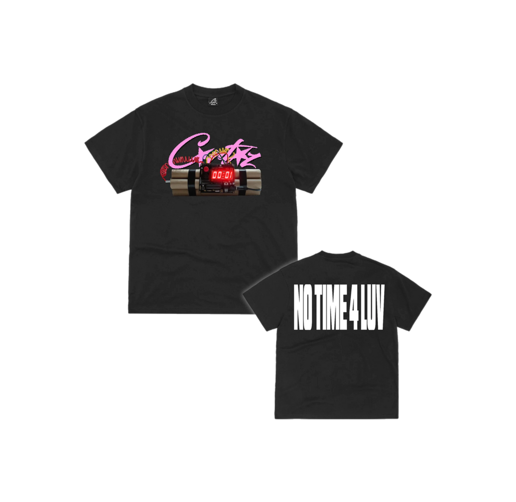 CORTEIZ NO TIME 4 LUV TEE BLACK