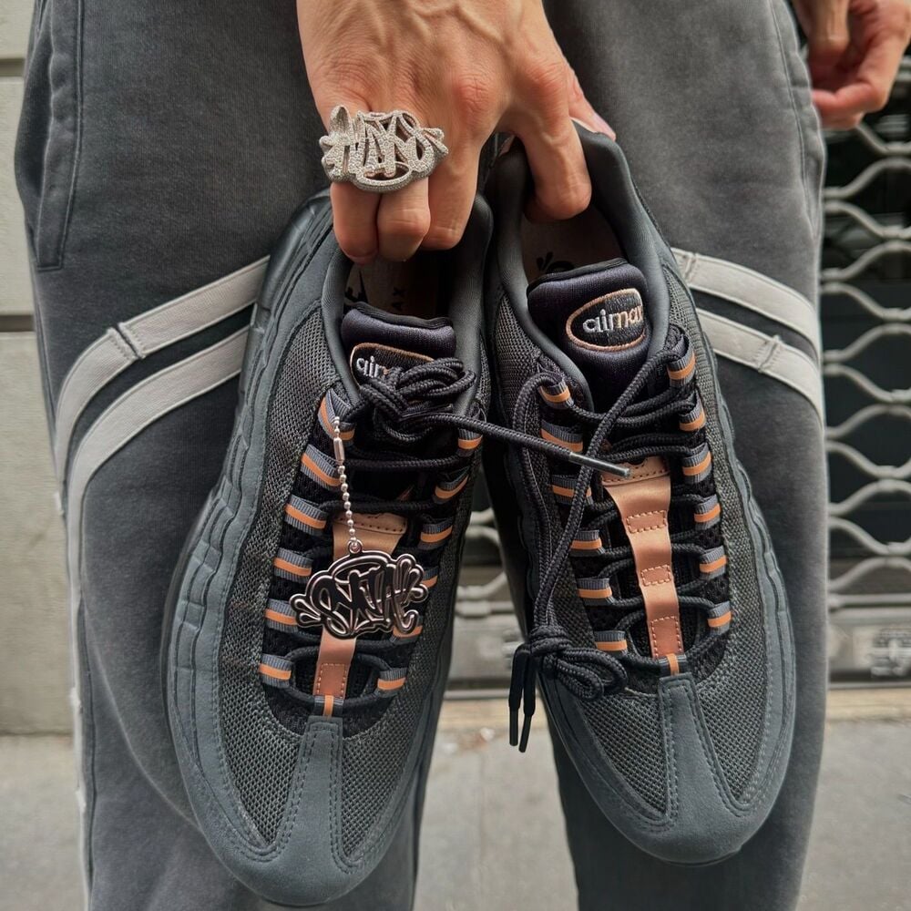 CENTRAL CEE X SYNA WORLD X NIKE AIR MAX 95 BLACK ROSE GOLD