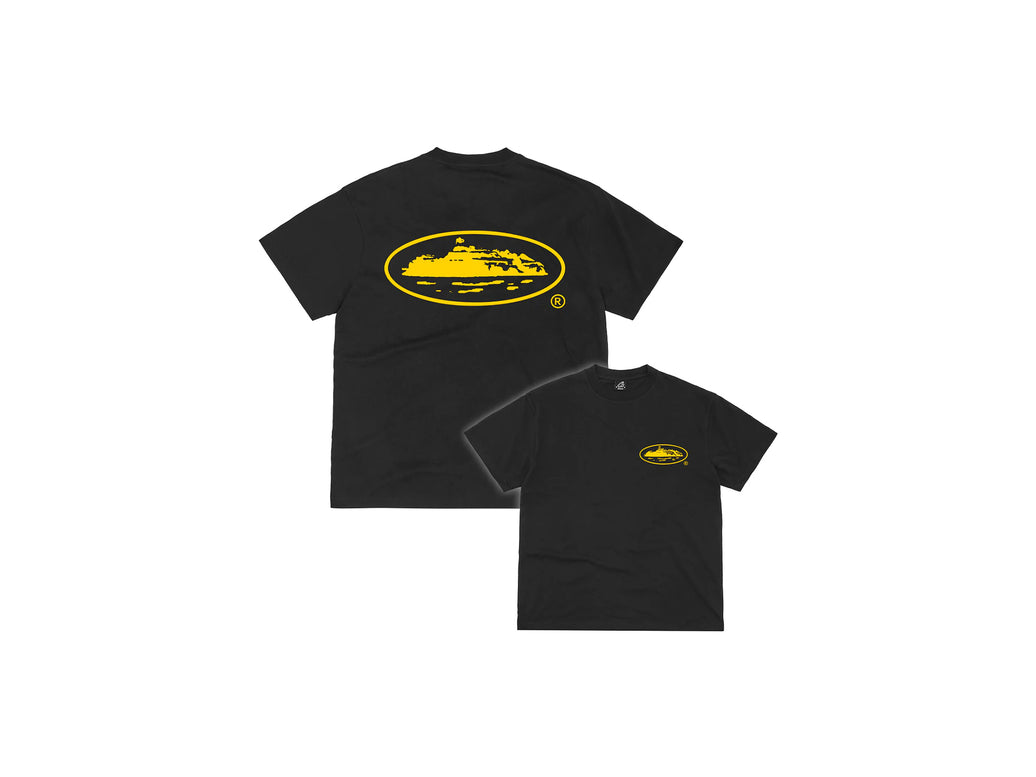 CORTEIZ OG SLAND TEE BLACK/YELLOW