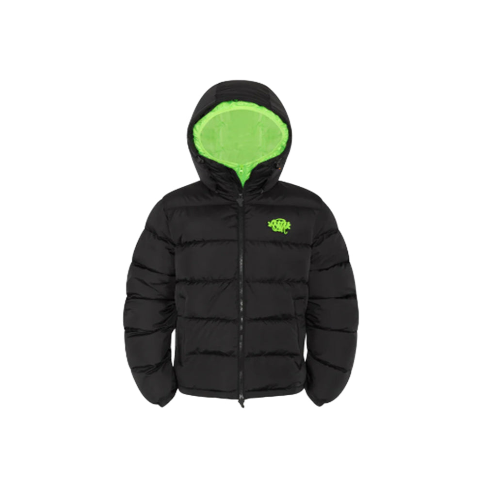 SYNA WORLD DOUBLE HOOD JACKET - BLACK/GREEN