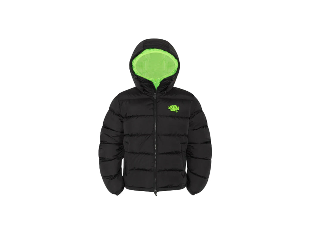 SYNA WORLD DOUBLE HOOD JACKET - BLACK/GREEN