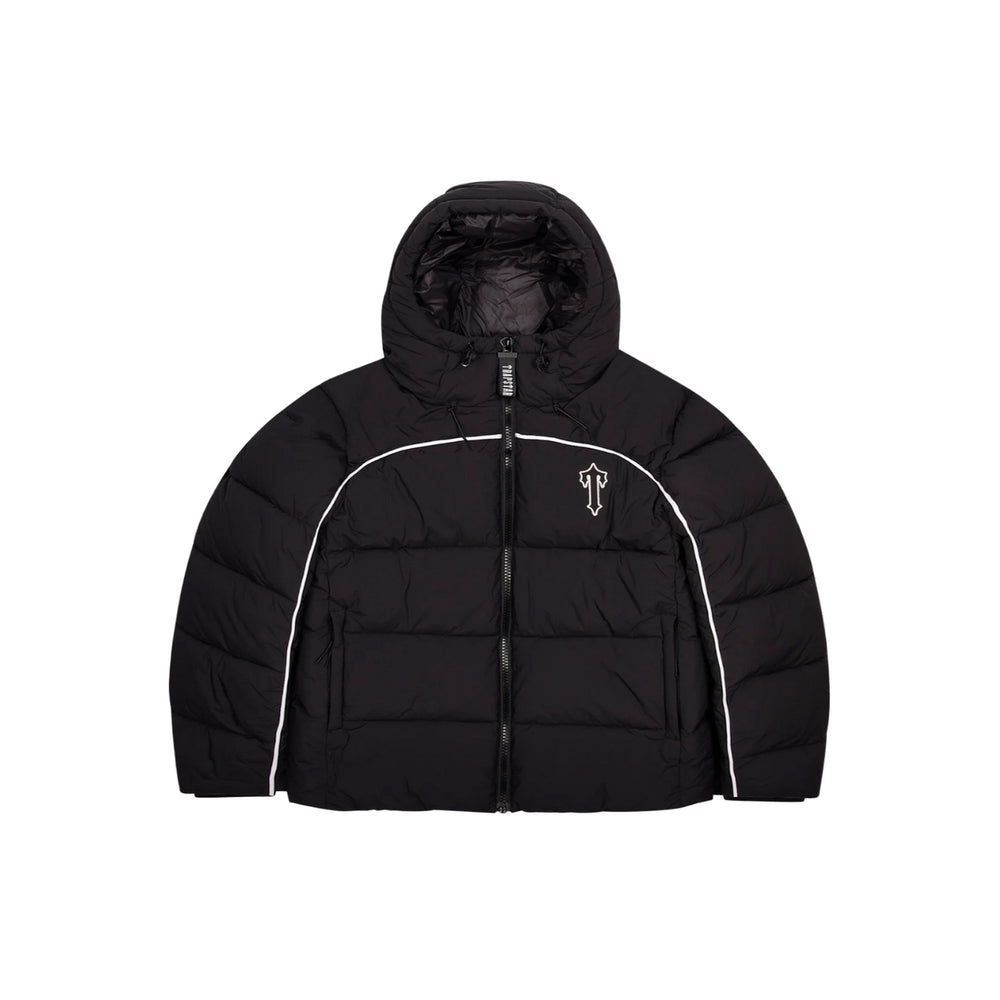 TRAPSTAR IRONGATE ARCH PIPPING PUFFER - BLACK/WHITE