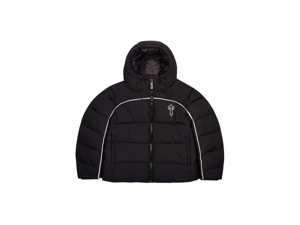 TRAPSTAR IRONGATE ARCH PIPPING PUFFER - BLACK/WHITE
