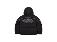TRAPSTAR IRONGATE ARCH PIPPING PUFFER - BLACK/WHITE