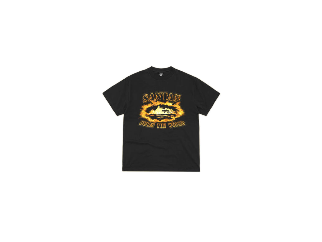 Santan Dave x Corteiz Alcatraz Yellow Tee