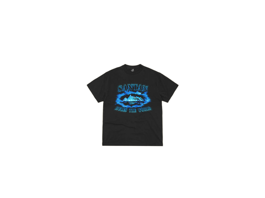 Santan Dave X Corteiz Alcatraz Blue Tee
