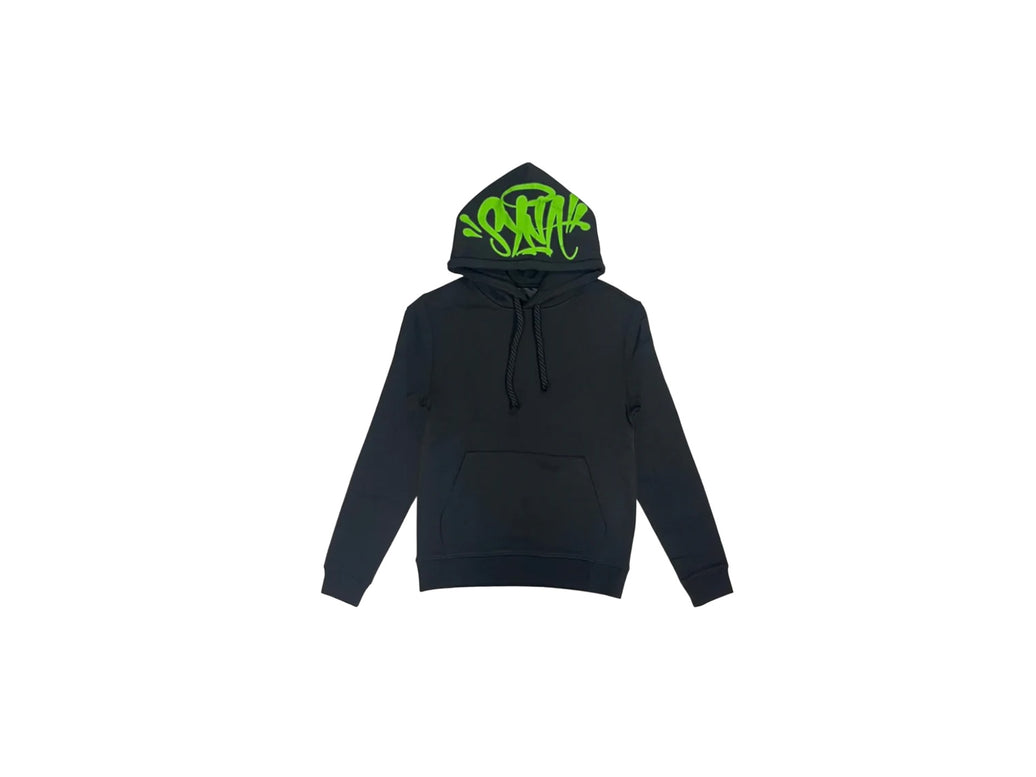 SYNA WORLD LOGO HOODIE - BLACK / GREEN