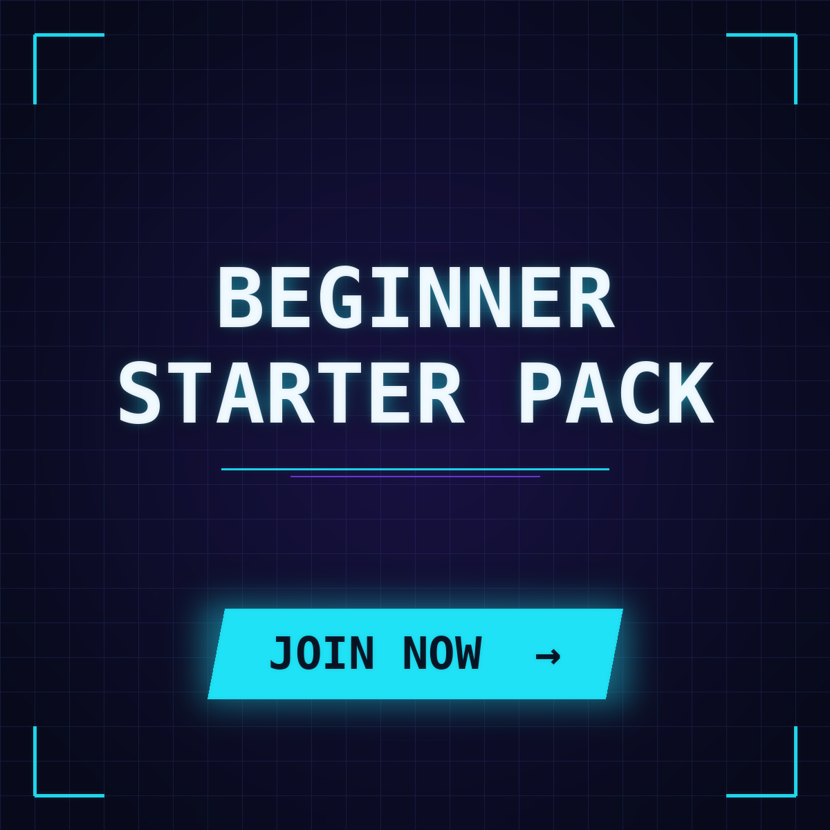 🟢 BEGINNER STARTER PACK